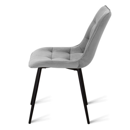 Стул B105 (B105 LIGHT GREY VL08, BK)